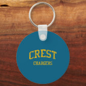Crest High School Hs Shelby Ontwerp Sleutelhanger (Voorkant)