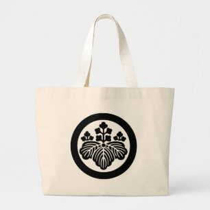 Crest KAMON-symbool uit de Japanse familie Grote Tote Bag