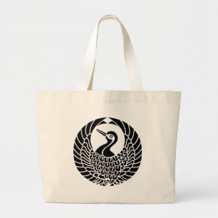 Crest KAMON-symbool uit de Japanse familie Grote Tote Bag
