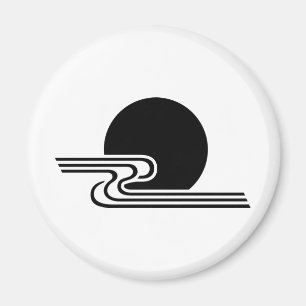 Crest KAMON-symbool uit de Japanse familie Magneet