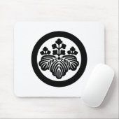 Crest KAMON-symbool uit de Japanse familie Muismat (Met muis)