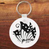 Crest KAMON-symbool uit de Japanse familie Sleutelhanger (Voorkant)
