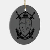 Crest Keramisch Ornament (Rechts)