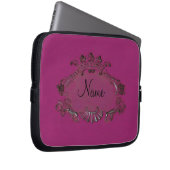 Crest ~ laptophoes laptop sleeve (Voorkant Rechts)