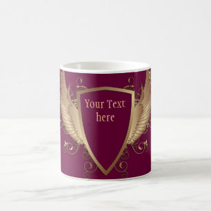 CREST met WINGS + Jouw tekst Koffiemok
