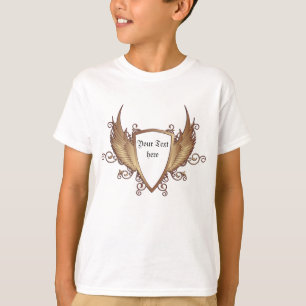 CREST met WINGS + Jouw tekst T-shirt
