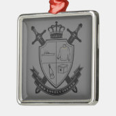 Crest Metalen Ornament (Links)