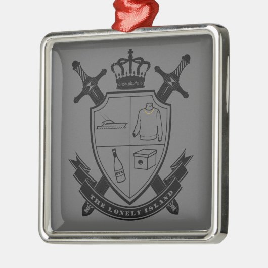 Crest Metalen Ornament (Links)