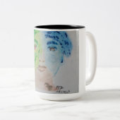 Crest-Mok van de natuur Tweekleurige Koffiemok (Voorkant rechts)