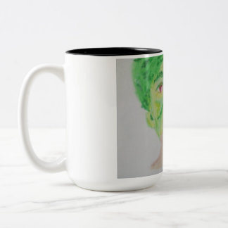 Crest-Mok van de natuur Tweekleurige Koffiemok