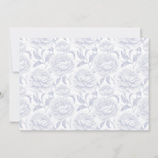 Crest Monogram Dusty Blue Script Foto Save The Date (Achterkant)