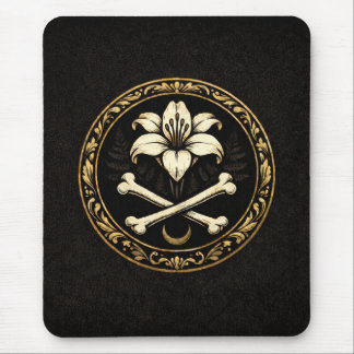Crest-muismat | Donkere Academie Lily & Bones Muismat