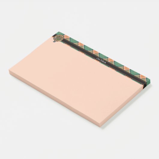 Crest Notes van Clan Pollock (Schuin)