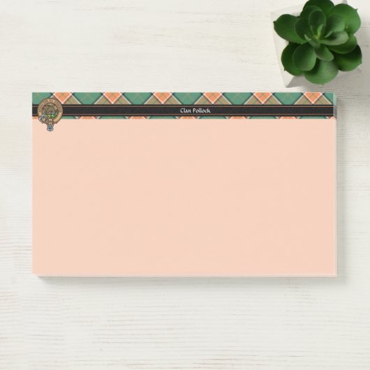 Crest Notes van Clan Pollock (Kantoor)