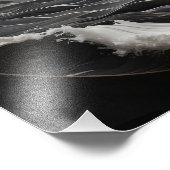 Crest of Creation: Zonlicht door een oceaangolf Foto Afdruk (Hoek)