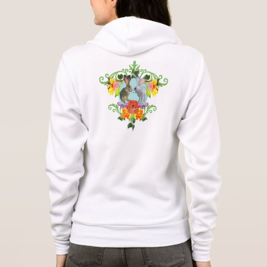 Crest of Rabbits Zip Hoodie (Achterkant)