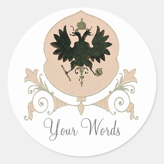 Crest ontwerp ~ 20 Stickers (Voorkant)