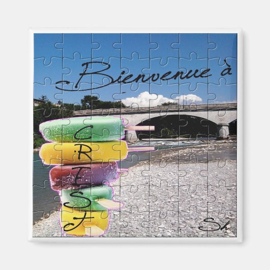 Crest-Puzzle Magneet (Voorkant)