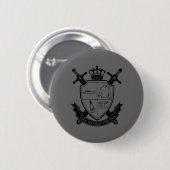 Crest Ronde Button 5,7 Cm (Voorkant /achterkant)