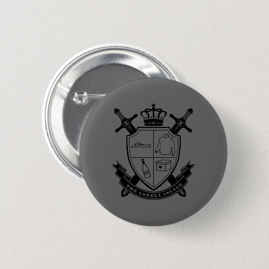 Crest Ronde Button 5,7 Cm (Voorkant /achterkant)