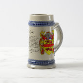 Crest Stein uit de familie Cook Bierpul (Voorkant rechts)