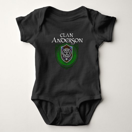 Crest Tartan Baby  Romper (Voorkant)