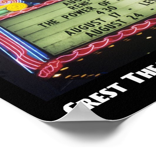 Crest Theater, Sacramento 11x17 Poster (Hoek)