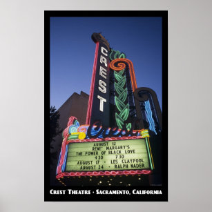 Crest Theater, Sacramento 11x17 Poster