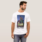 Crest Theater, Sacramento White T-Shirt (Voorkant volledig)