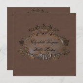 Crest ~ Uitnodigingen (Voorkant / Achterkant)