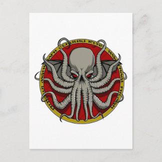 CREST van Cthulu Briefkaart