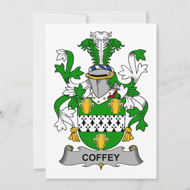 Crest van de familie Coffey (Voorkant)