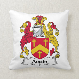 CREST van de Familie van Austin Kussen