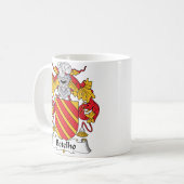 CREST van de Familie van Botelho Koffiemok (Voorkant links)