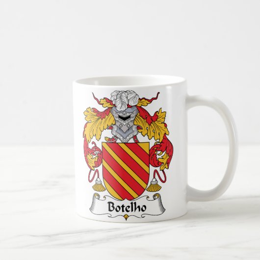 CREST van de Familie van Botelho Koffiemok (Rechts)