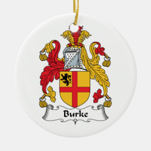CREST van de Familie van Burke Keramisch Ornament