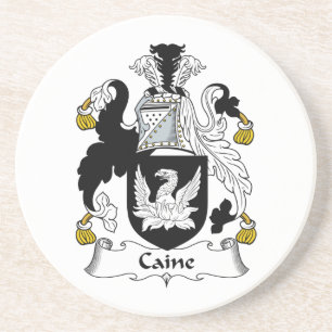CREST van de Familie van Caine Zandsteen Onderzetter