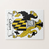 CREST van de Familie van Calvert Legpuzzel (Horizontaal)