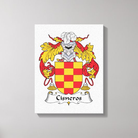 Crest van de Familie van Cisco Canvas Afdruk (Voorkant)