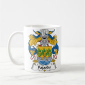CREST van de Familie van Fajardo Koffiemok (Links)