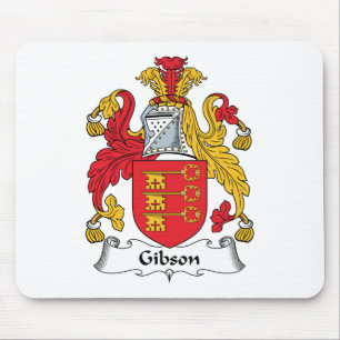 CREST van de Familie van Gibson Muismat