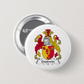 CREST van de Familie van Goodwin Ronde Button 5,7 Cm (Voorkant /achterkant)