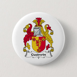 CREST van de Familie van Goodwin Ronde Button 5,7 Cm