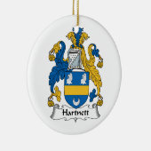 CREST van de Familie van Hartnett Keramisch Ornament (Rechts)
