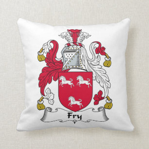 CREST van de Familie van het gebraden gerecht Kussen