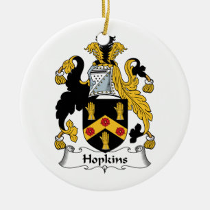 CREST van de Familie van Hopkins Keramisch Ornament