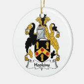 CREST van de Familie van Hopkins Keramisch Ornament (Links)