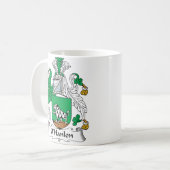 CREST van de Familie van O'Hanlon Koffiemok (Voorkant links)