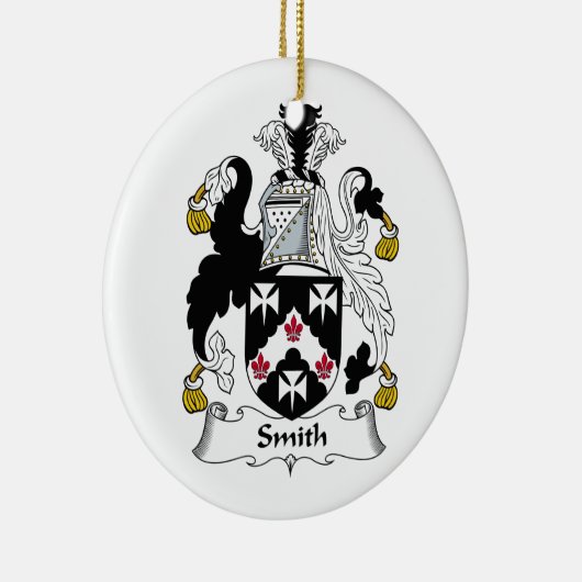 CREST van de Familie van Smith Keramisch Ornament (Rechts)