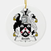 CREST van de Familie van Smith Keramisch Ornament (Voorkant)